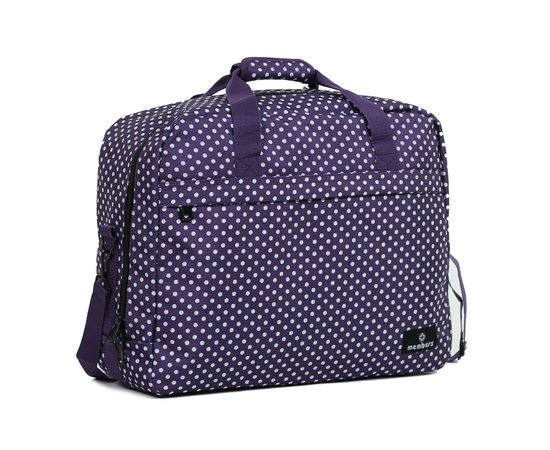 Сумка дорожная Members Essential On-Board Travel Bag 40 Purple Polka 927840, Цвет: Сереневый/Белый