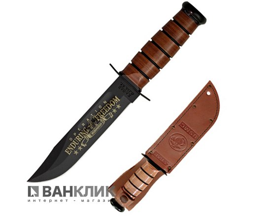 Нож Ka-Bar USMC OEF Afghanistan comm. + Стенд Small Excalibur(а.1429) 9169SE