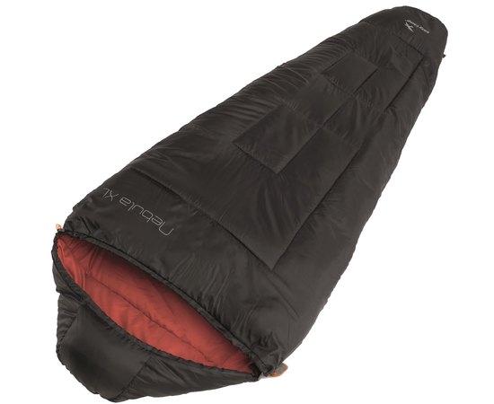 Спальный мешок Easy Camp Nebula XL/0°C Black (Right) 928333, Сторона застежки: Правая