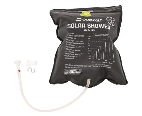 Душ портативний Outwell Solar Shower 20L Black (651067) 929041