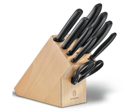 Набор кухонный Victorinox SwissClassic Cutlery Block 9шт черный 6.7193.9