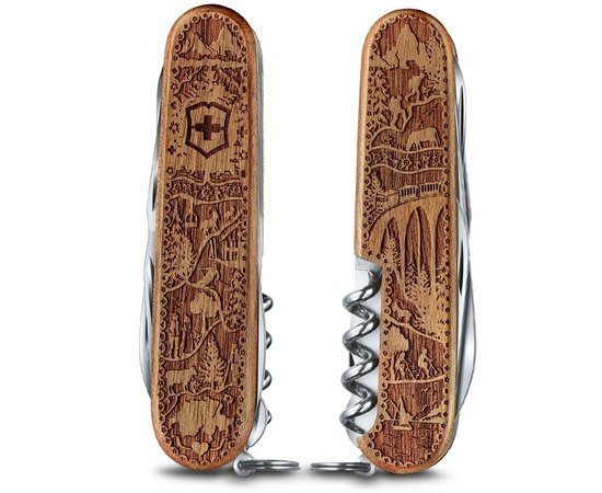 Нож Victorinox Climber Wood Swiss Spirit SE 1.3701.63L21