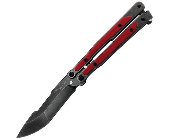 Ніж-метелик (балісонг) Mr.Blade MADCAP red, black