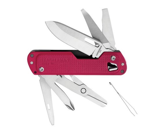 Мультитул Leatherman Free T4 Crimson 832 871, Колір: Crimson