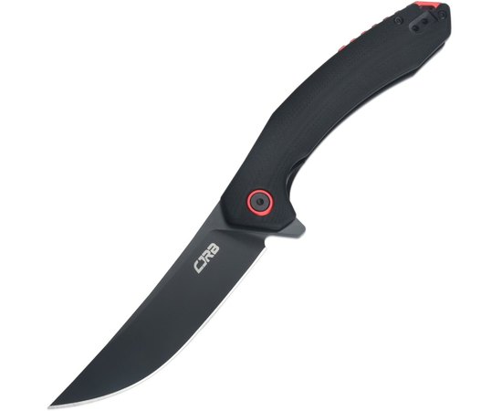 Карманный нож CJRB Gobi Black Blade black (J1906-BBK), Цвет : Чёрный, Марка стали: AR-RPM9, Материал рукояти: Стеклотекстолит (G10)