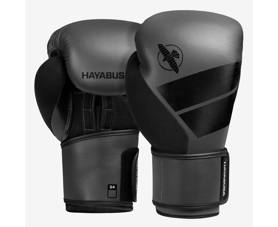 Боксерські рукавички Hayabusa S4 - Charcoal 12oz S (HB_S4_Charcoal_12oz), Розмір: S, Вага: 12 унцій