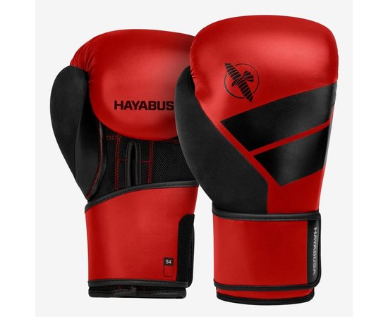 Боксерські рукавички Hayabusa S4 - Red 14oz M (HB_S4_Red_14oz), Розмір: M, Вага: 14 унцій