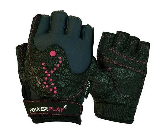 Перчатки для фитнеса PowerPlay 1744 женские черные XS (PP_1744_XS_Black)