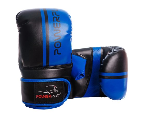 Снарядні рукавички PowerPlay 3025 чорно-сині M (PP_3025_M_Blue / Black), Розмір: M