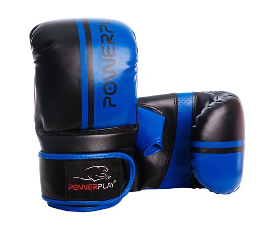 Снарядні рукавички PowerPlay 3025 чорно-сині XL (PP_3025_XL_Blue / Black), Розмір: XL